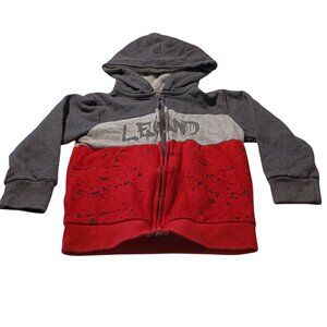 Truth Substance: Black and Red Hoodie Size 4T